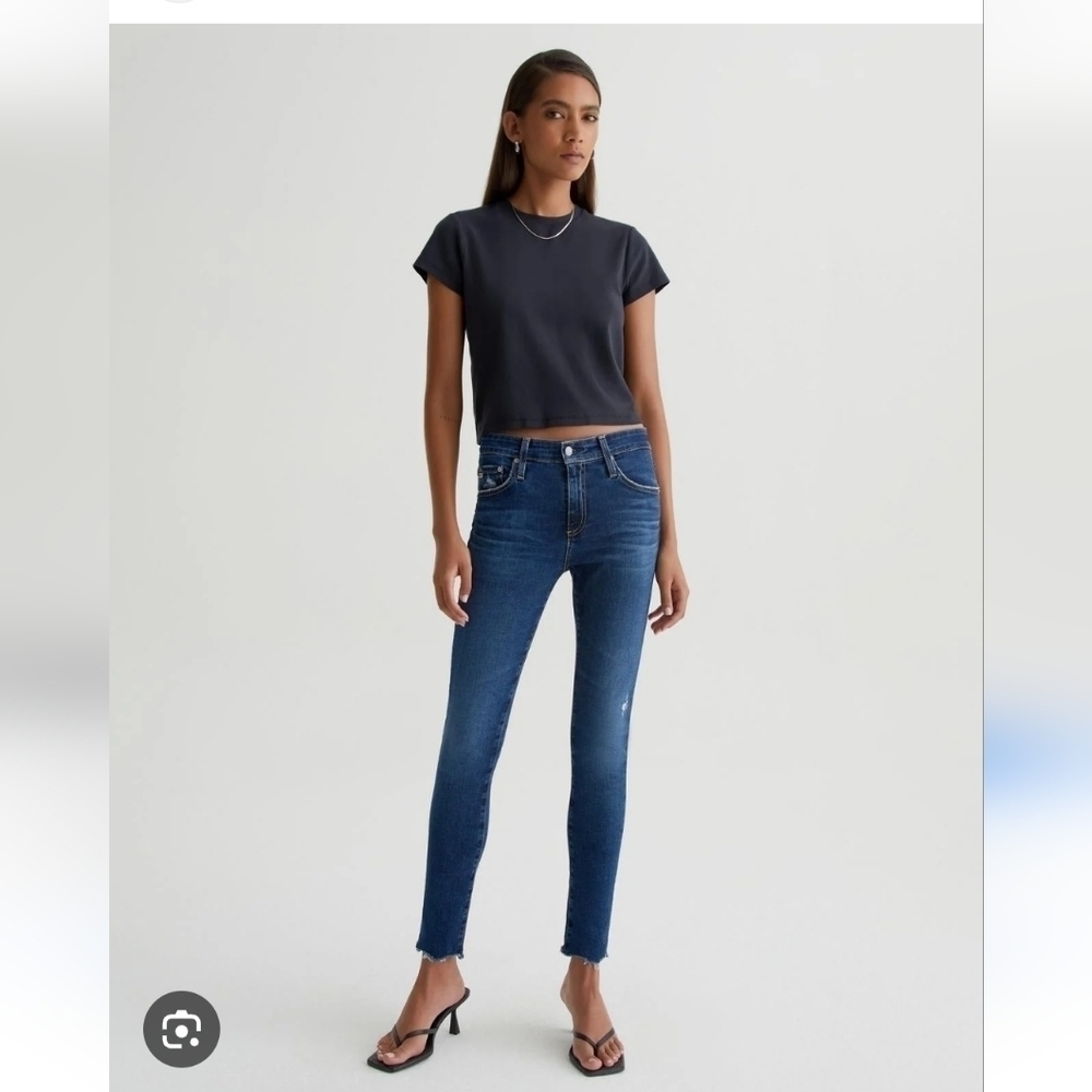 AG ADRIANO GOLDSCHMIED | Farrah high rise skinny jeans sz 25R